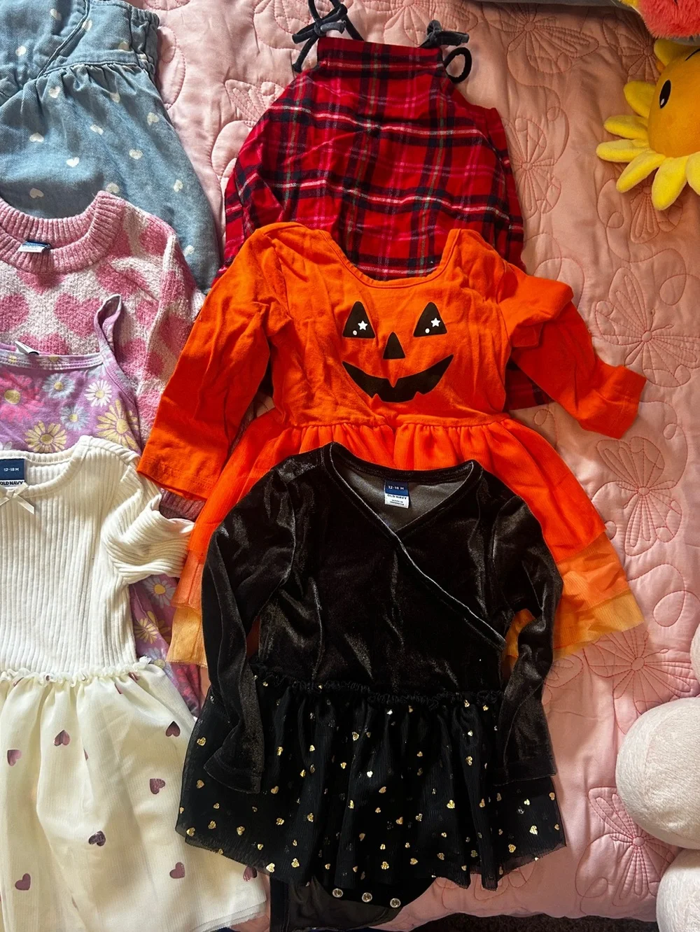 Huge 12-18 mo Toddler girl bundle lot.